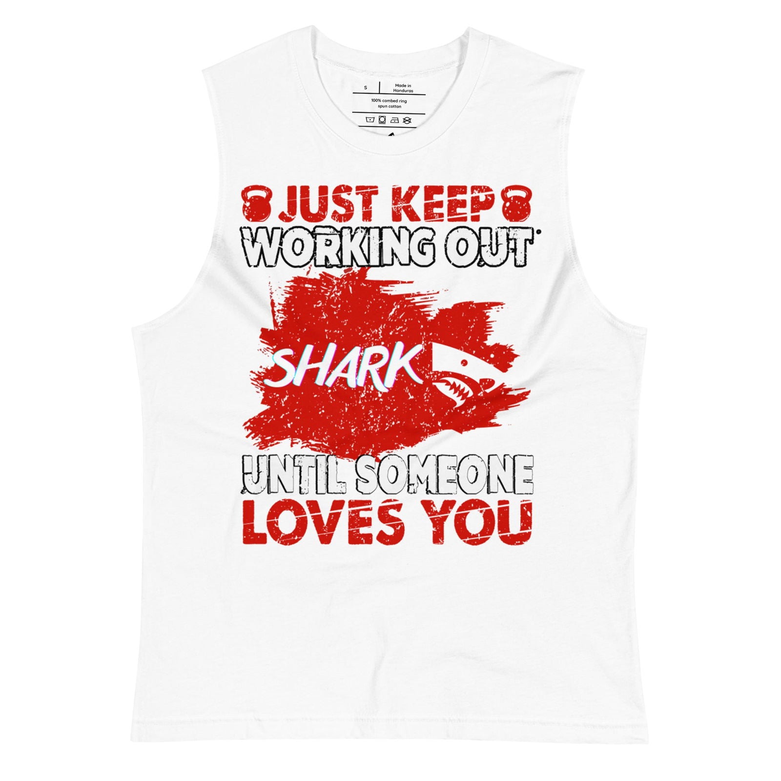 Camiseta Just Keep Working Out Shark - 78glifestyle -  -  