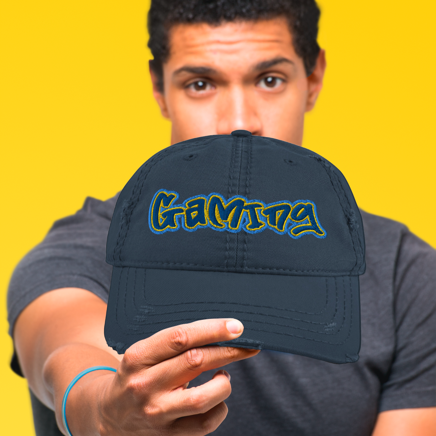 Gorra desgastada Gaming